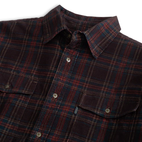 Darden Corduroy Shirt - Mahogany