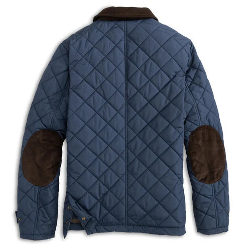 Evans Quilted Jacket - Navy