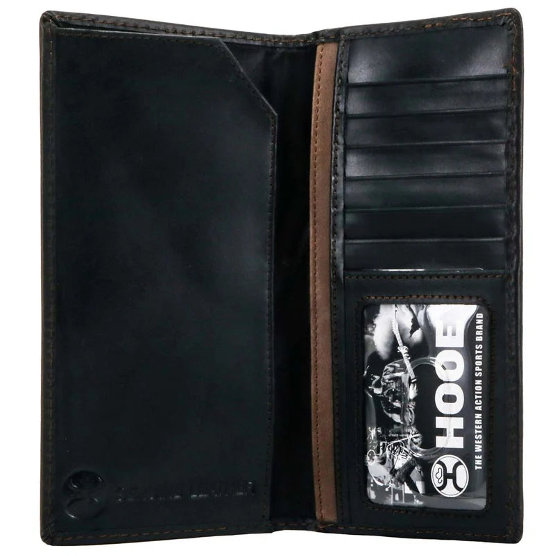 "Hooey Classic" Smooth Black Rodeo Wallet