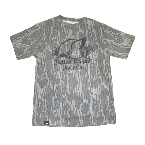 Dallas Wayne Camo Logo Heritage Tee - Mossy Oak Bottomland