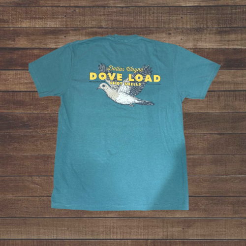 Dallas Wayne Field Tee - Dove Load - Light Green