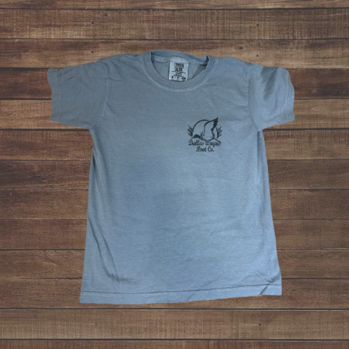 Youth Dallas Wayne Field Tee - Dove Load - Granite