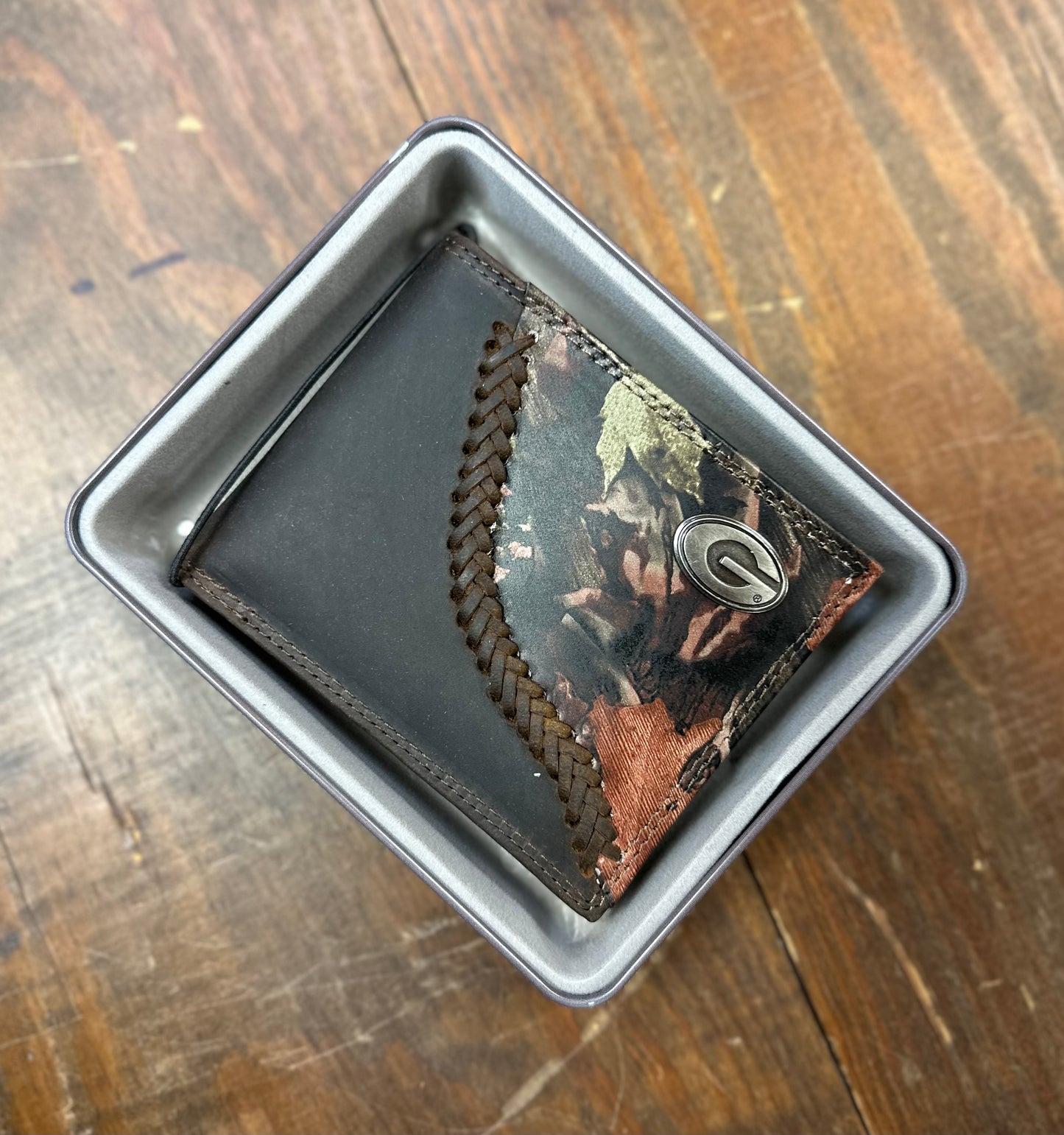 Fence Row Camo Bifold Wallet - UGA