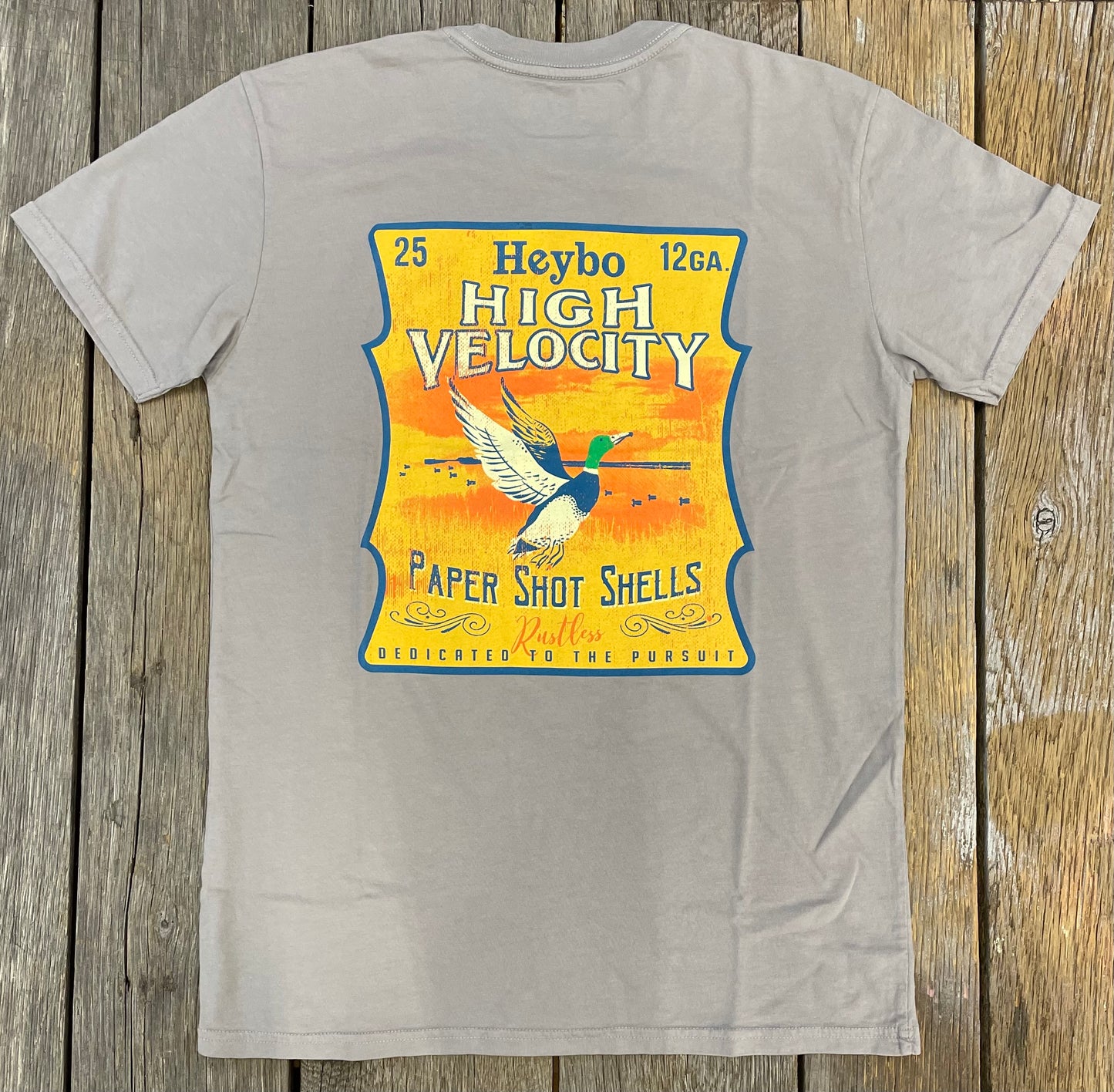Shotshell Box Tee - Silver
