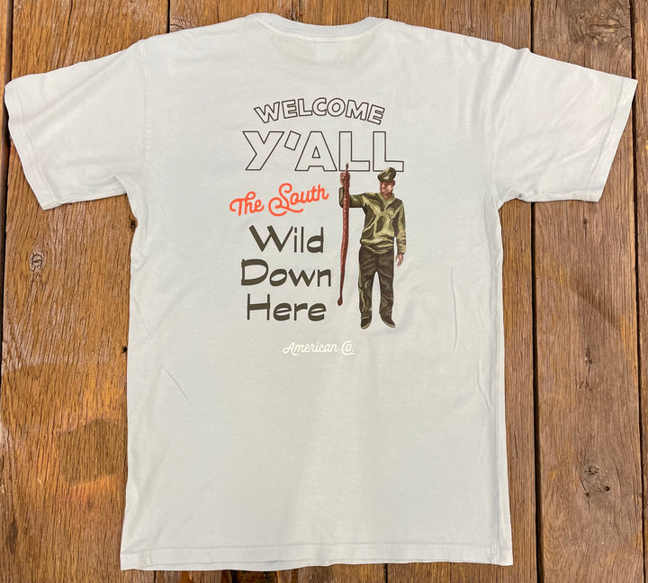 Wild Down Here Tee - Chambray