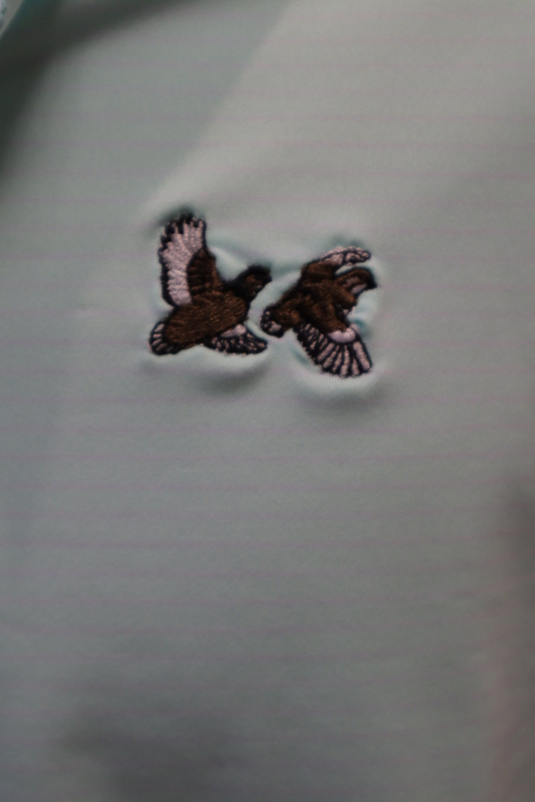 Double Quail Performance Polo - Aqua