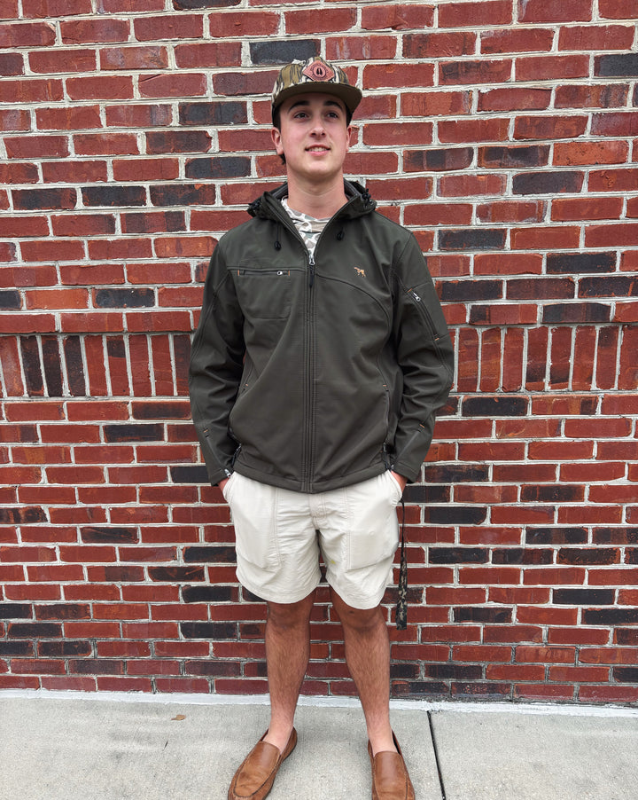 Gunnar Hooded Softshell Jacket - Olive