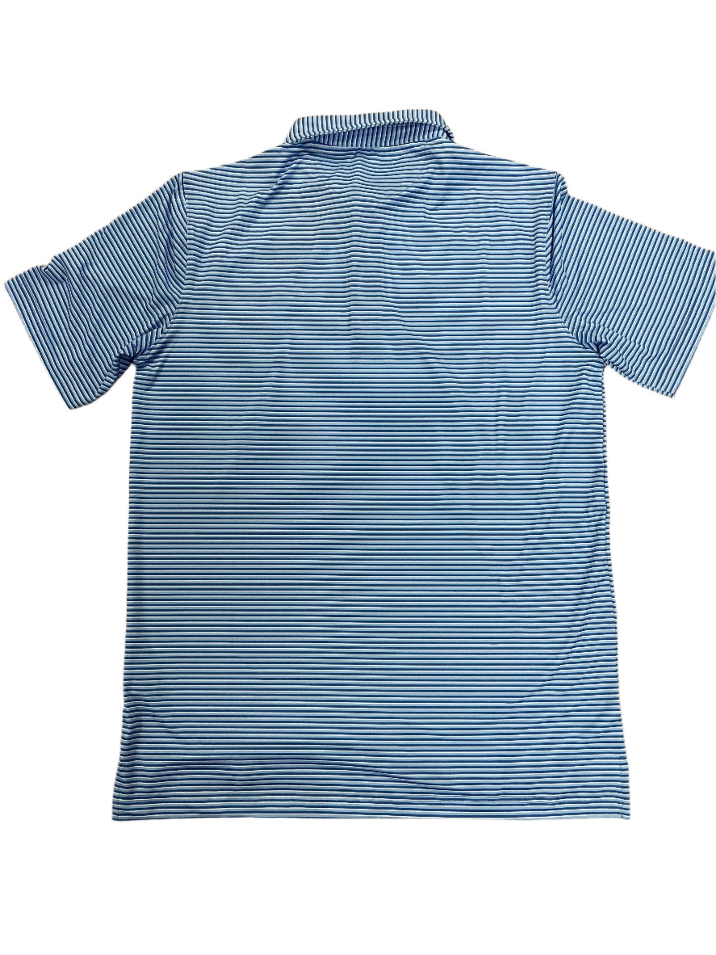 Mallard Performance Polo- Powder Blue/White
