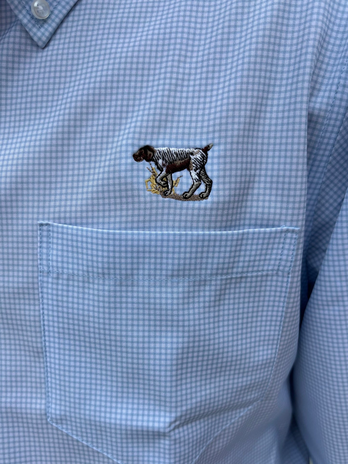 Dallas Wayne Pointer Button Up - Cornflower