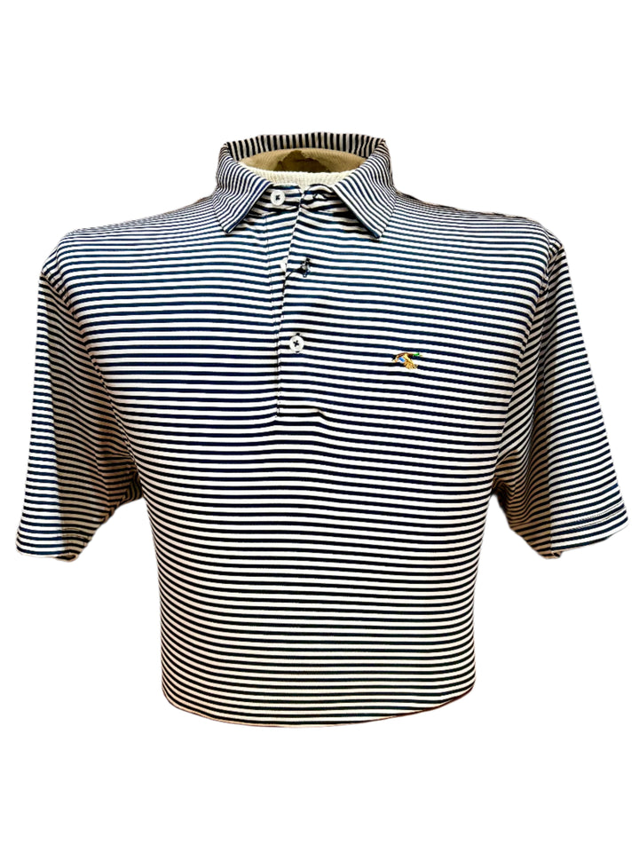 Mallard Performance Polo - Navy/White