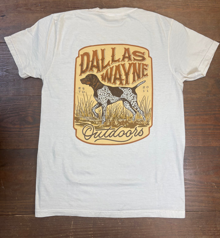 Dallas Wayne Field Tee - Pointer - Ivory