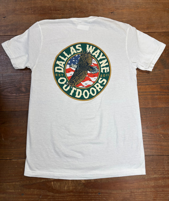 Dallas Wayne Field Tee - Freedom Flight - White