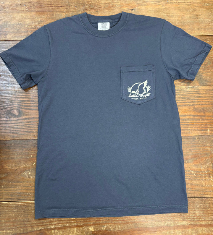 Dallas Wayne Field Tee - Antler Logo - Graphite