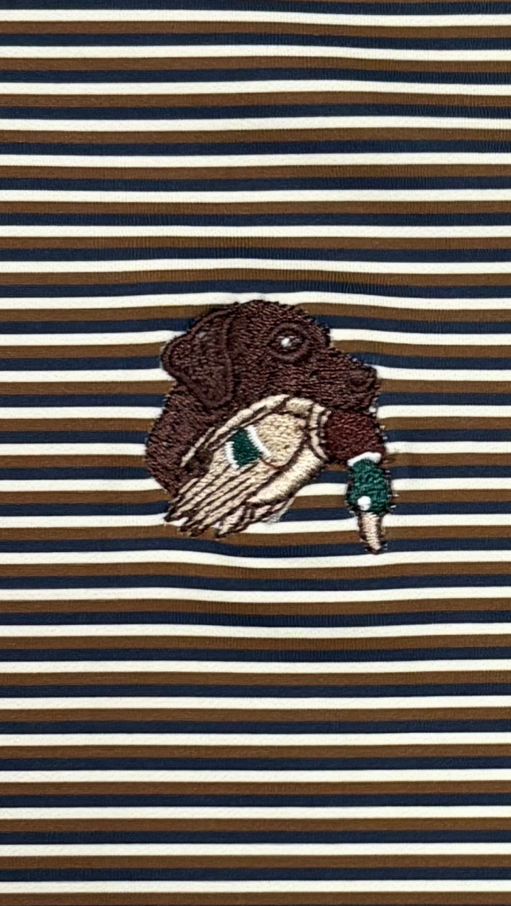 Retrieve Performance Polo - Pine Hollow Stripe