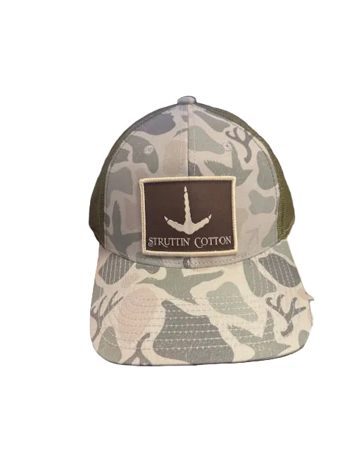 Turkey Foot Patch Washed out Camo
