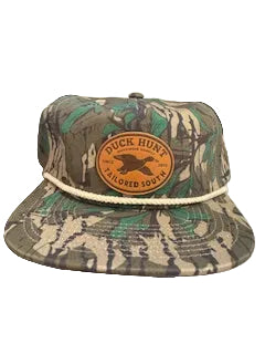 Greenleaf Camo Duck Leather Patch Hat