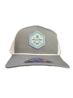 Fish Patch Hat - Blue/Grey/White