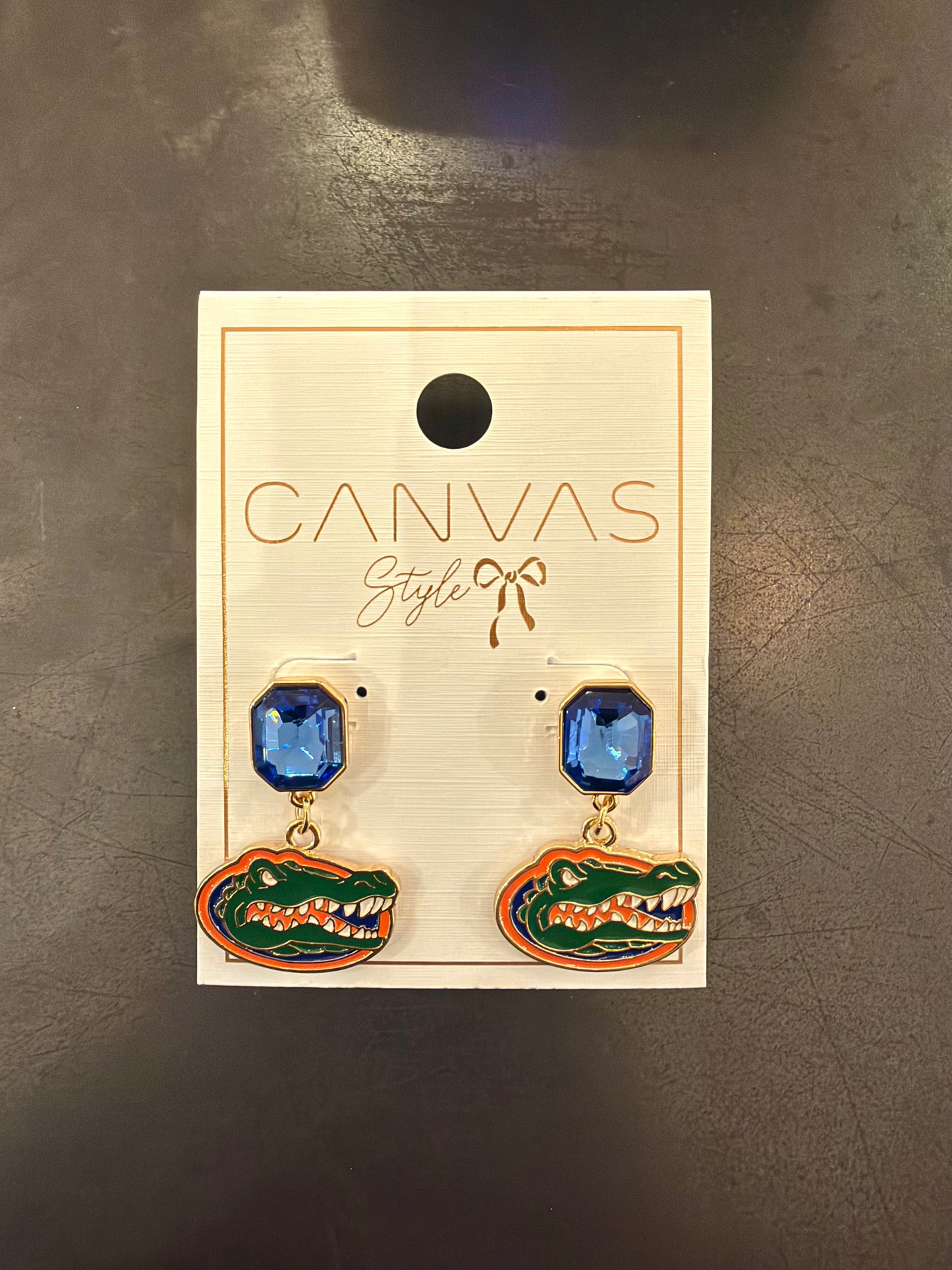 Florida Gators Crystal Drop Earrings
