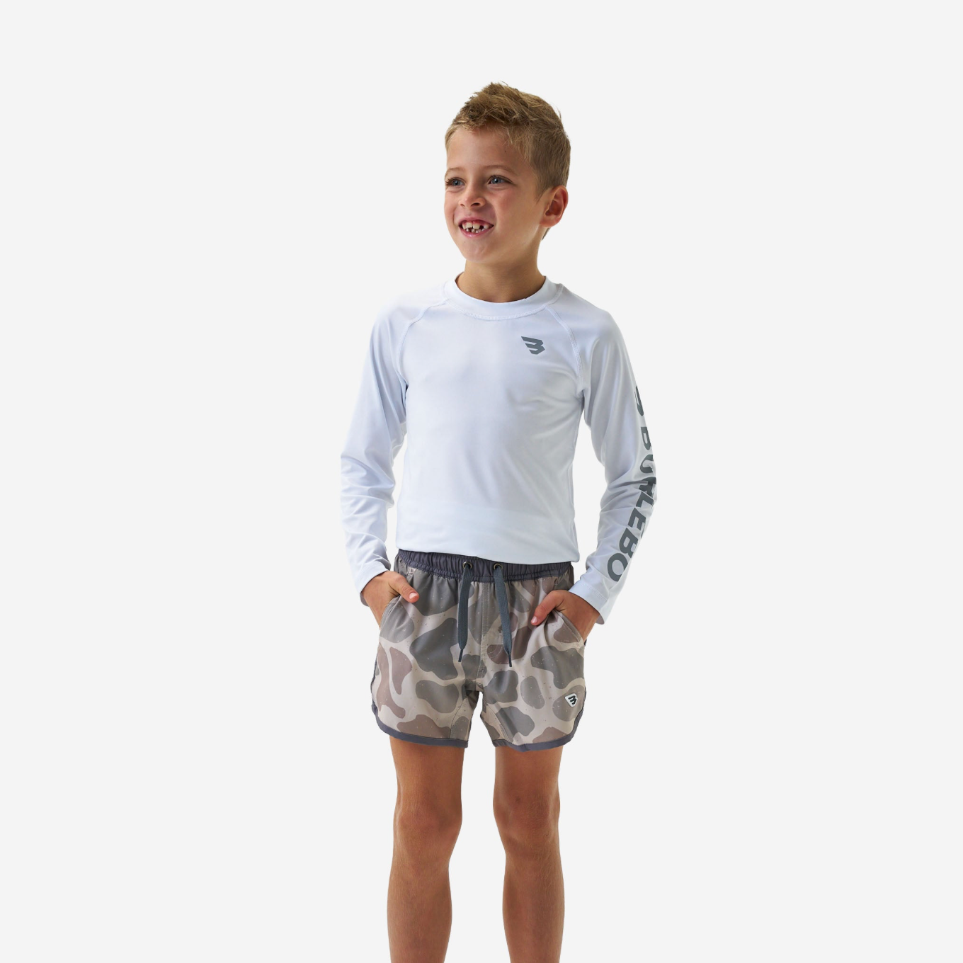 Youth Swim Trunk - Jumbo Deer Camo