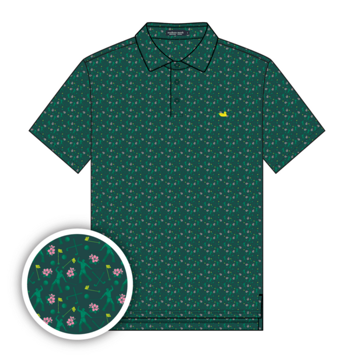 Youth Flyline Performance Polo - Sunday Success - Champions Green