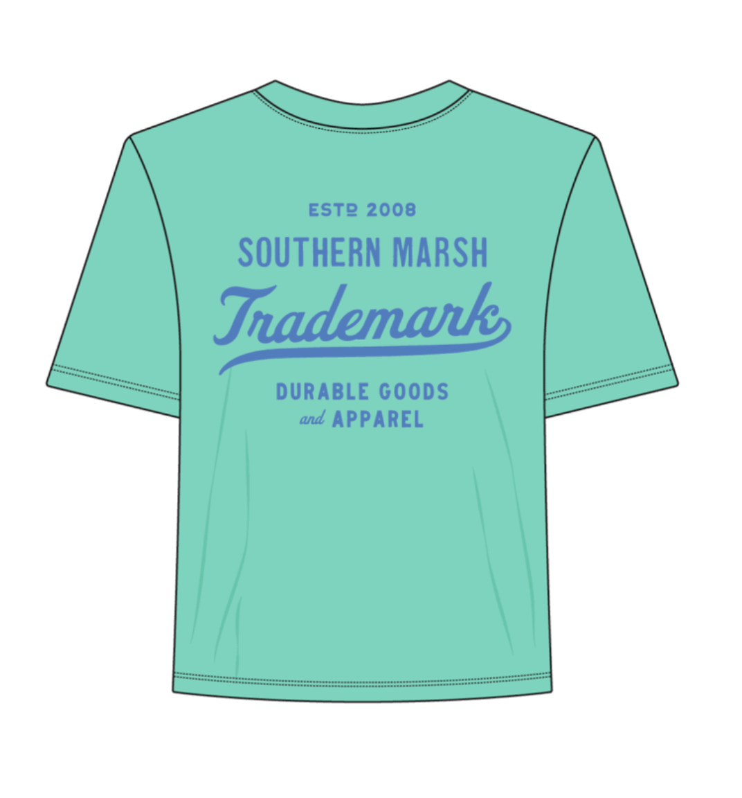 SouthernClassics™ Comfort Tee - Ballpark Trademark - Mint
