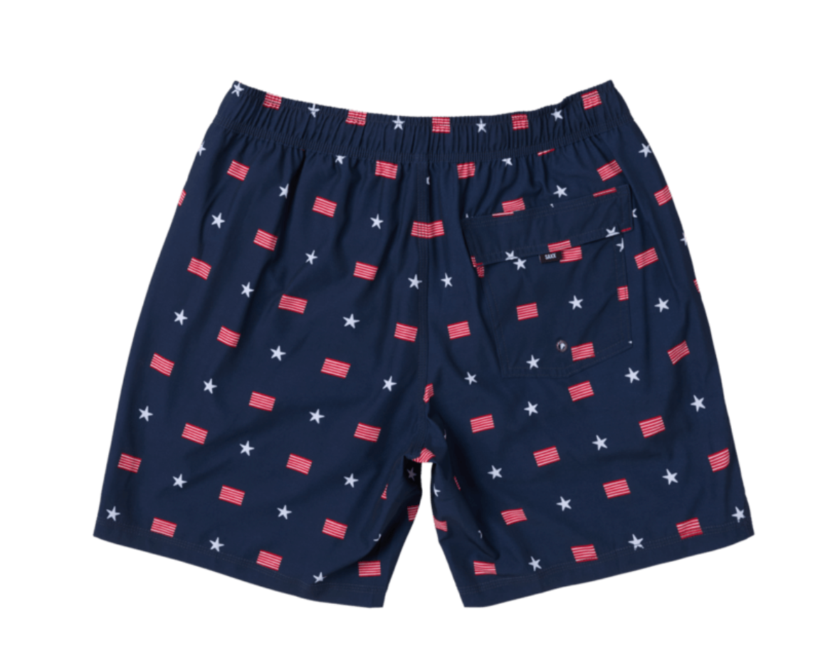 Oh Buoy 2N1 Volley 7" Trunk - USA Signet