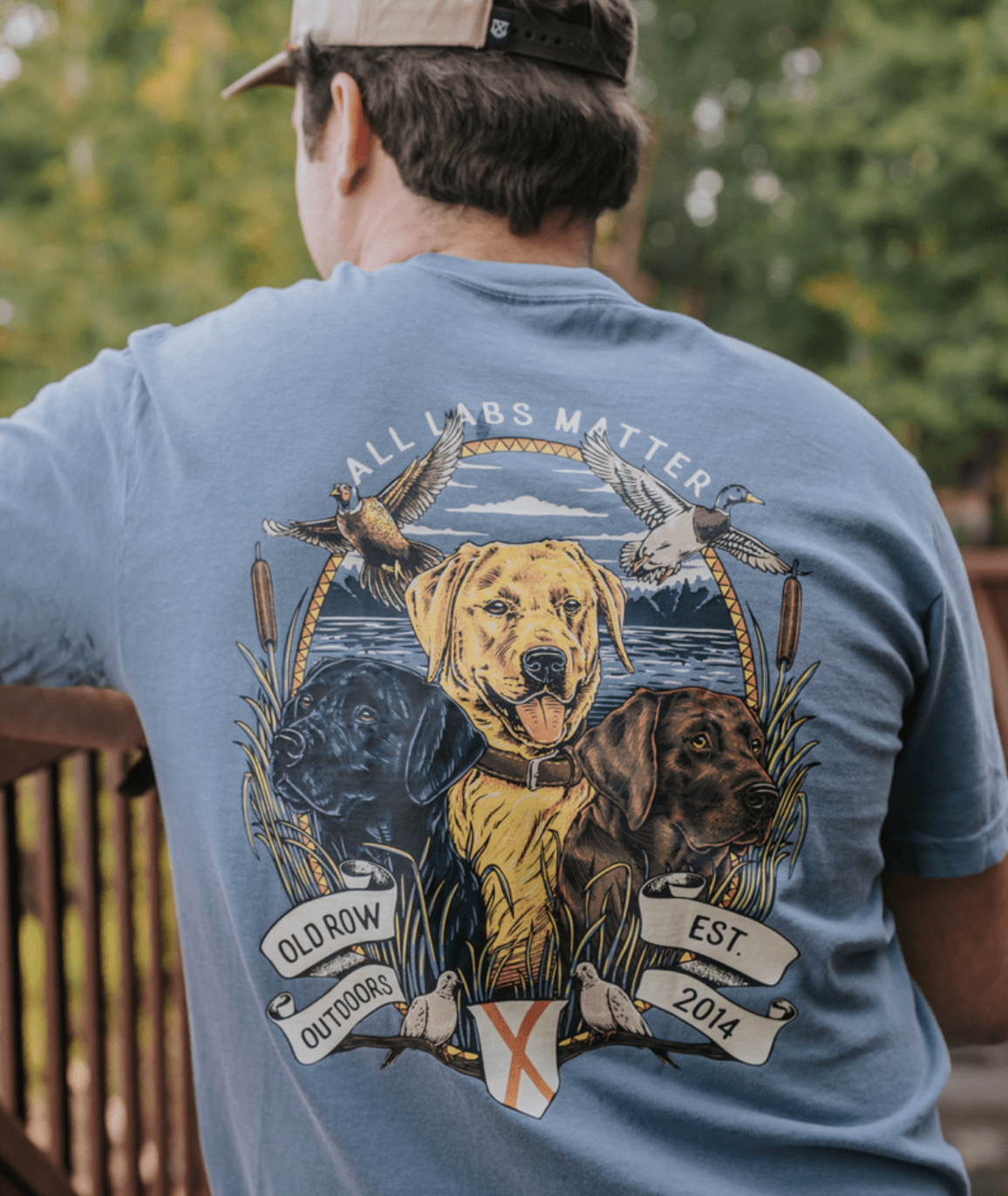 All Labs Matter Pocket Tee - Blue Jean