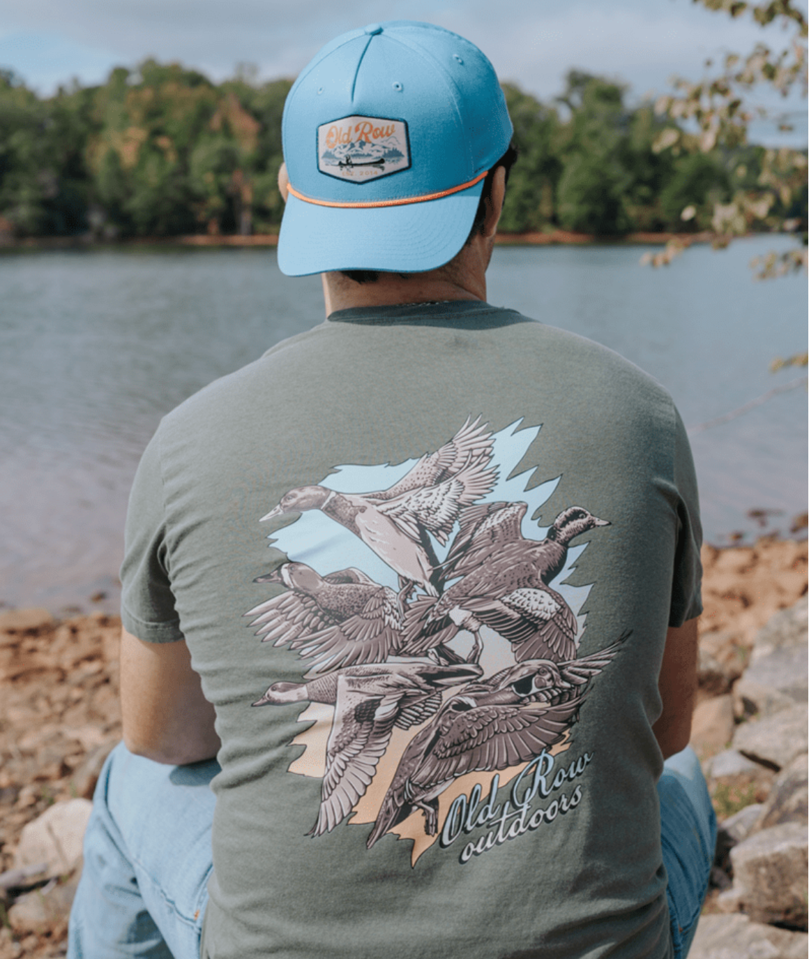 The Five Ducks Pocket Tee - Moss