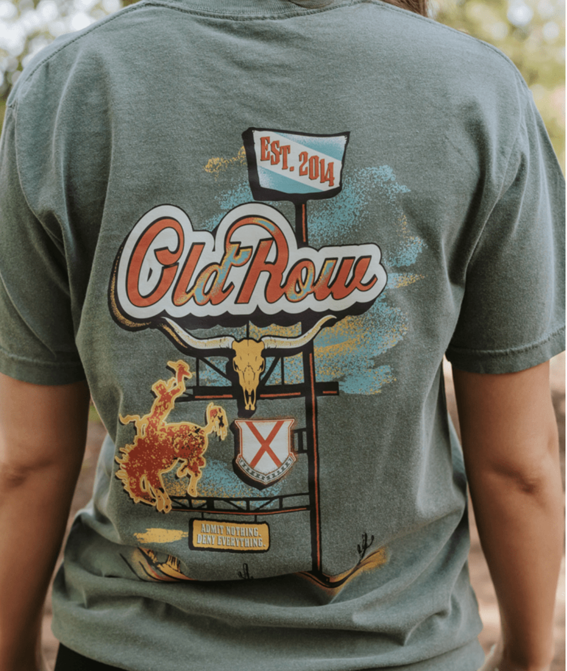 Desert Drives Pocket Tee - Moss