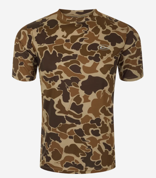 Youth Camo Performance SS Crew
