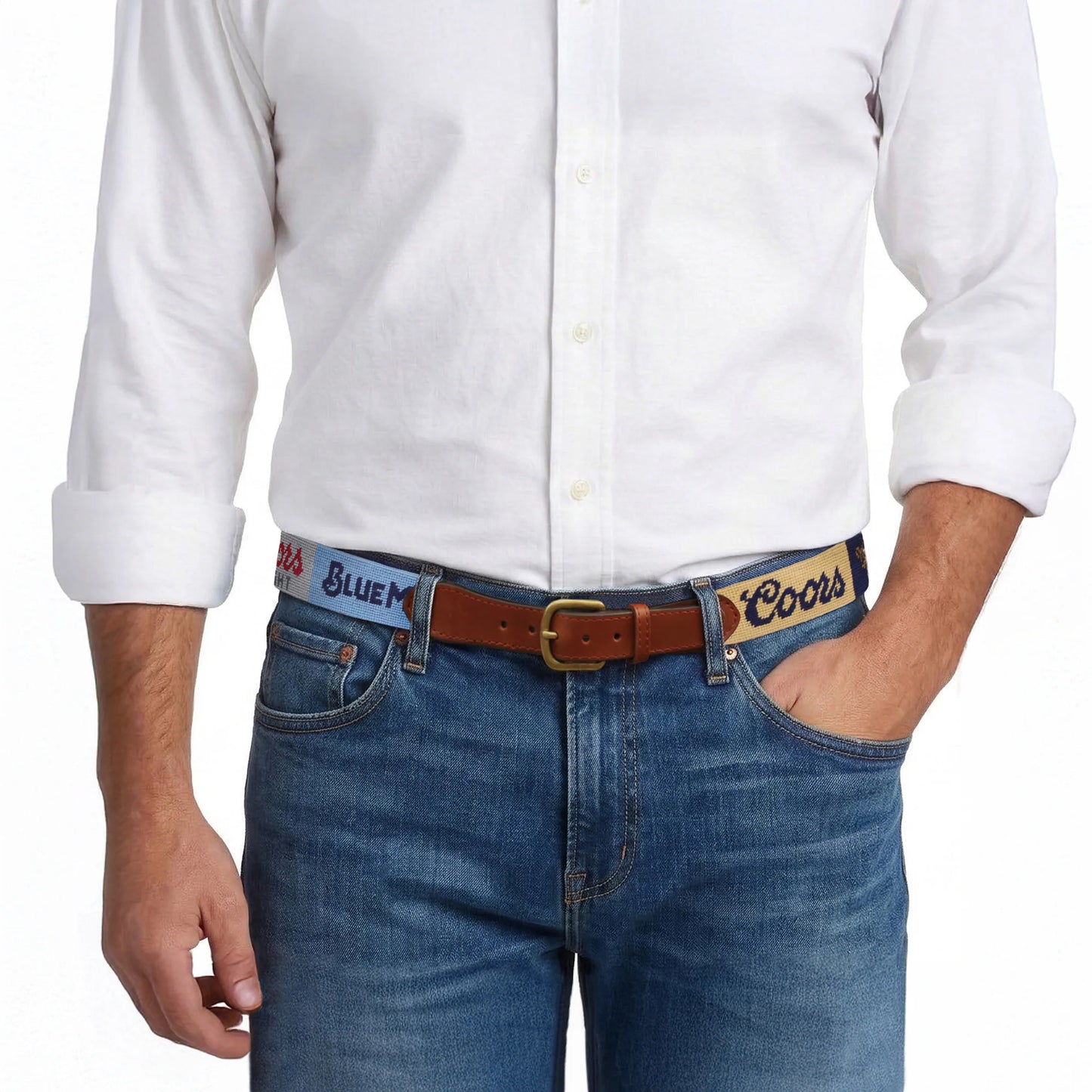 Molson Coors Great American Beer Label Belt