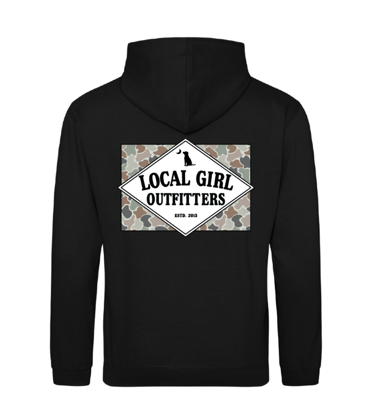 Local Girl Brushwood Hoodie - Black