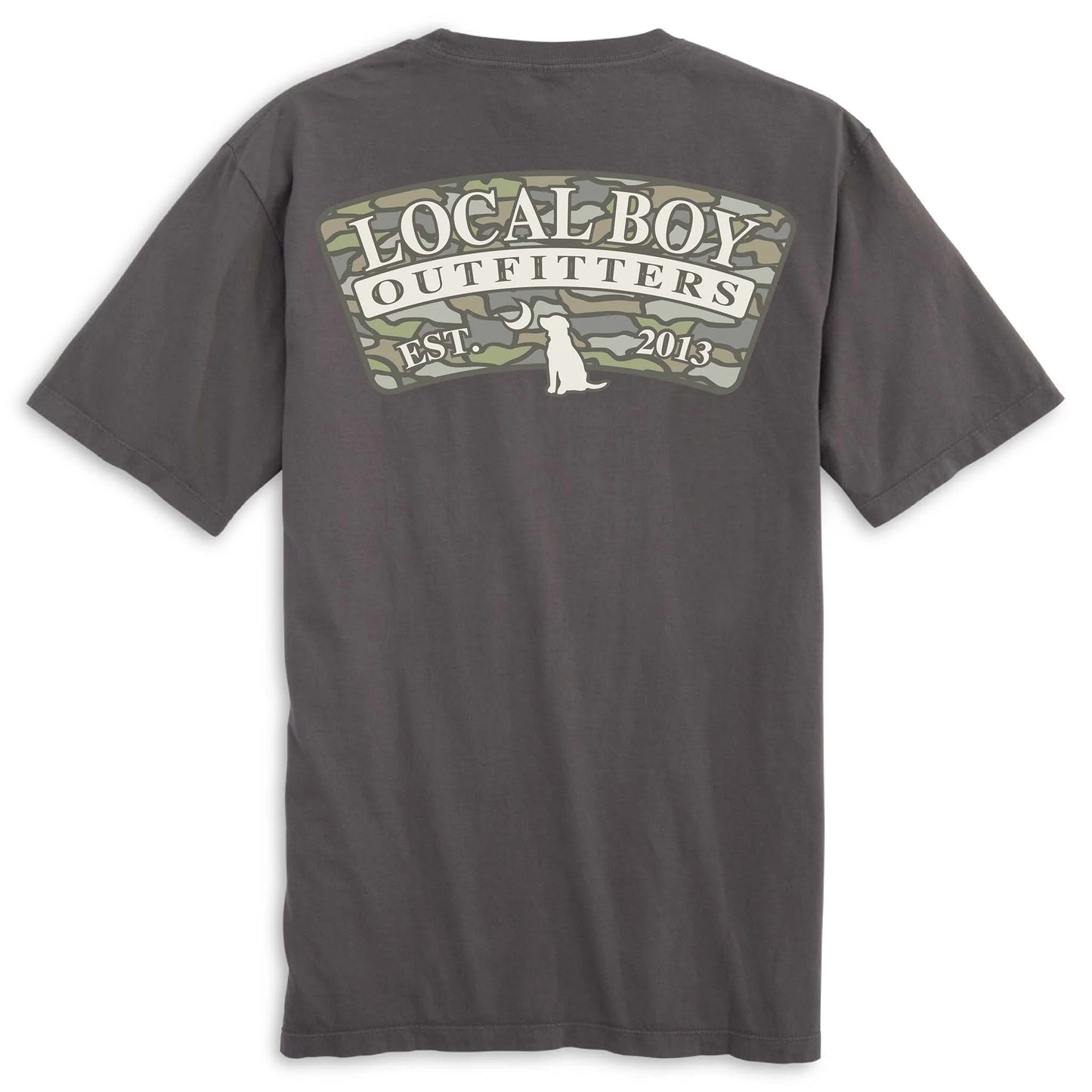 Oak Camo Arch SS Tee - Grey