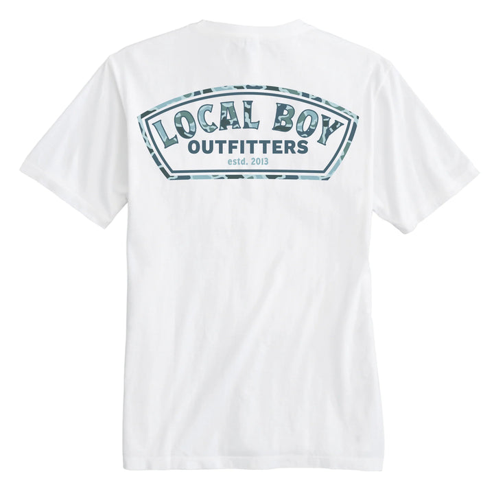 Localflage Lagoon Label SS Tee - White