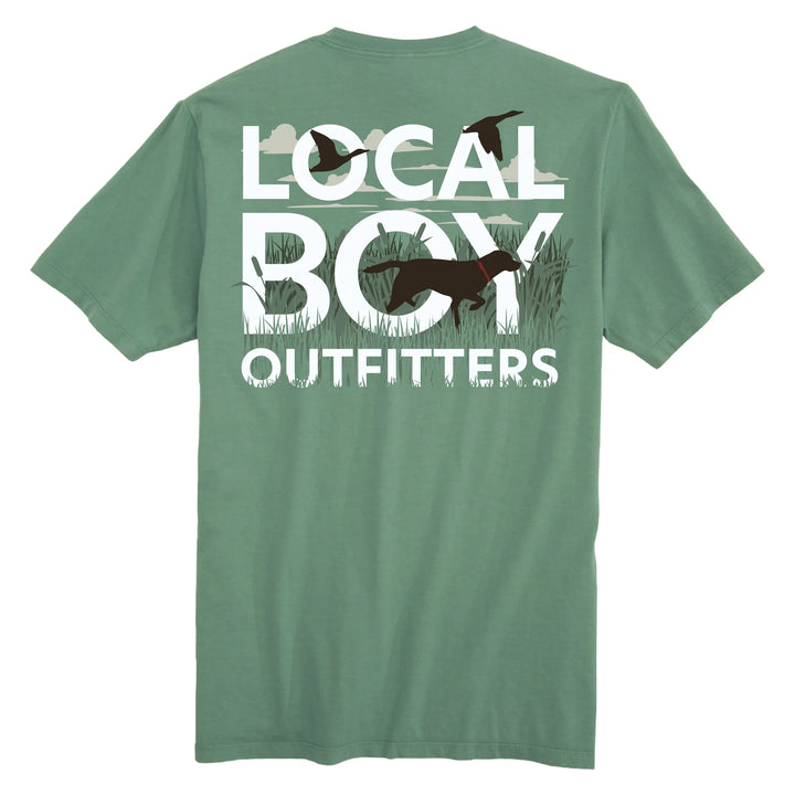 Text & Tail Tee - Light Green