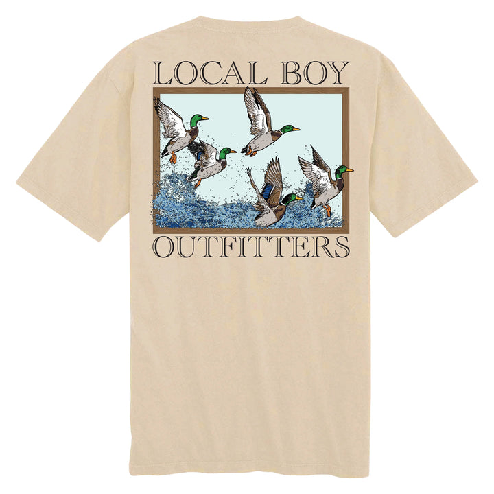 Mallard Flock Tee - Latte