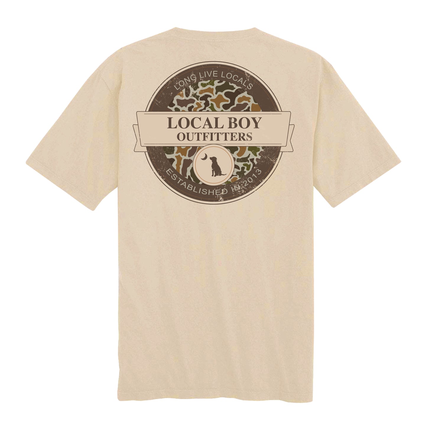Toddler Vintage Sphere SS Tee - Latte