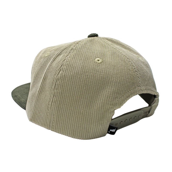Lucky Flight Corduroy Hat - Light Khaki & Green