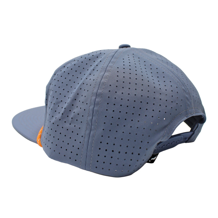 Brush Logo Patch Perforated LP Rope Hat - Light Slate