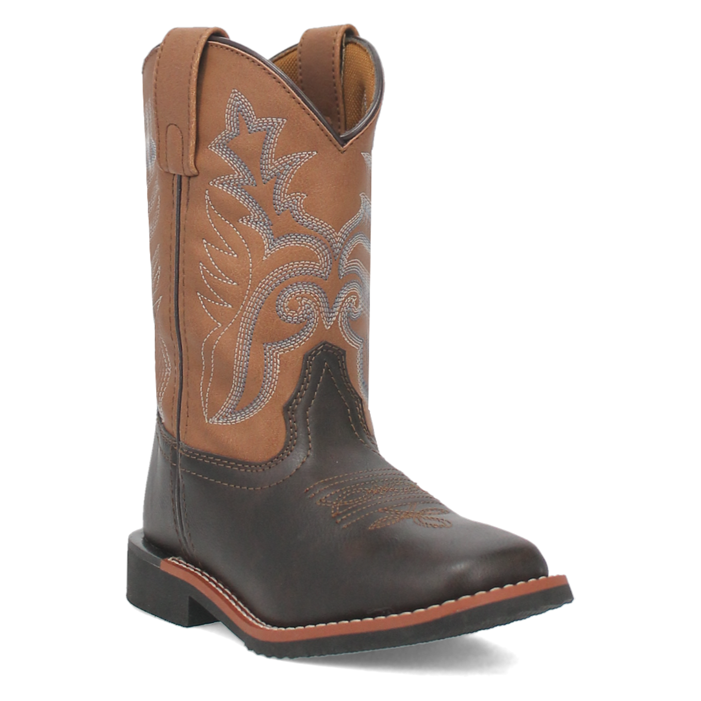 Bexley Western Boot - Dark Brown/Tan