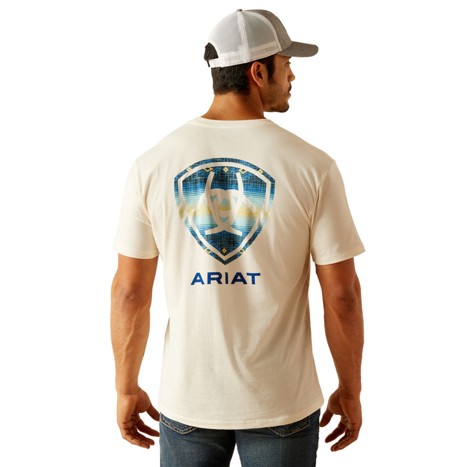 Ariat Logo Tee - Off White