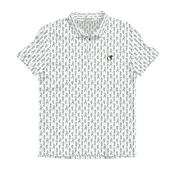 Legends of the Links Polo- Green & White
