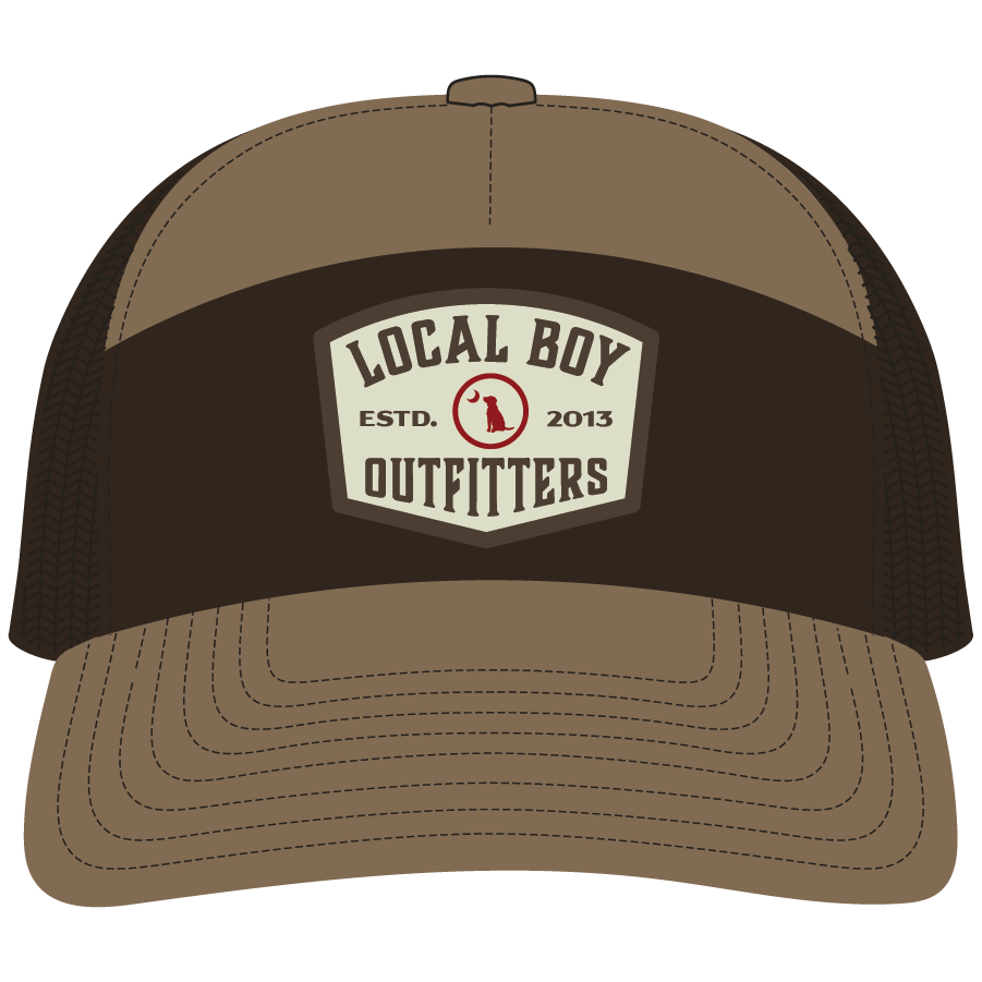 Butcher Patch 7 Panel Hat - Light Brown/Brown