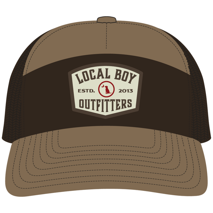 Butcher Patch 7 Panel Hat - Light Brown/Brown