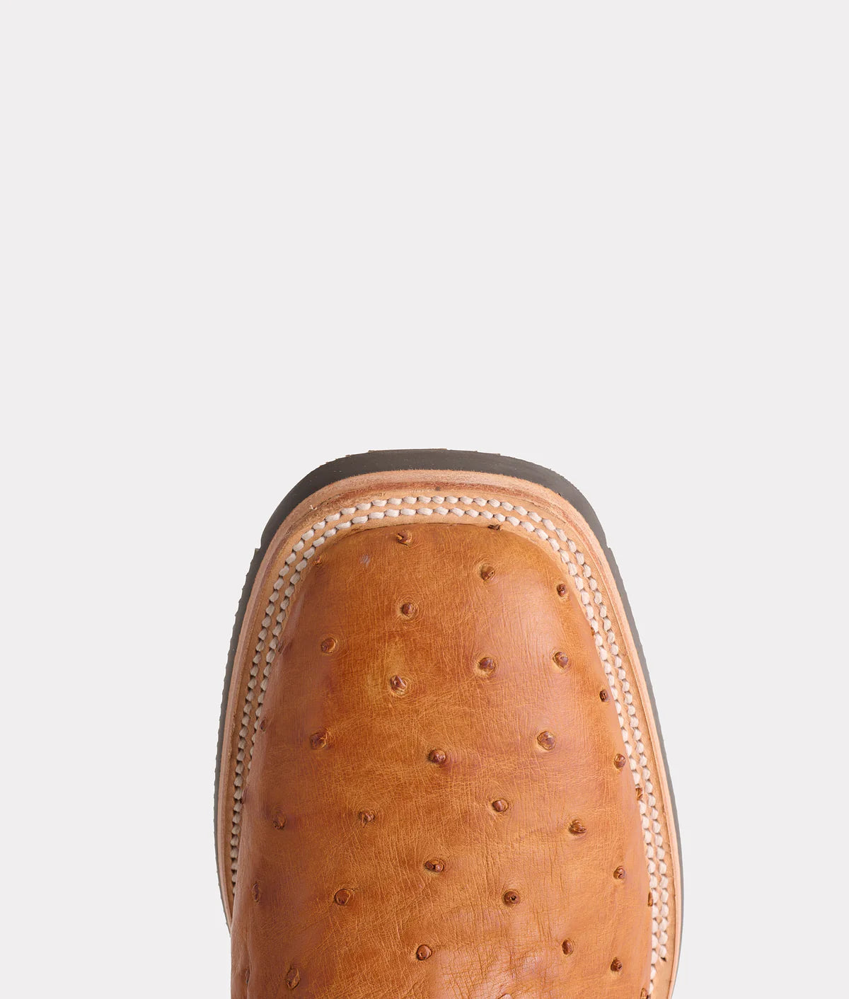 Rowdy Ostrich Barn Boot - Cognac