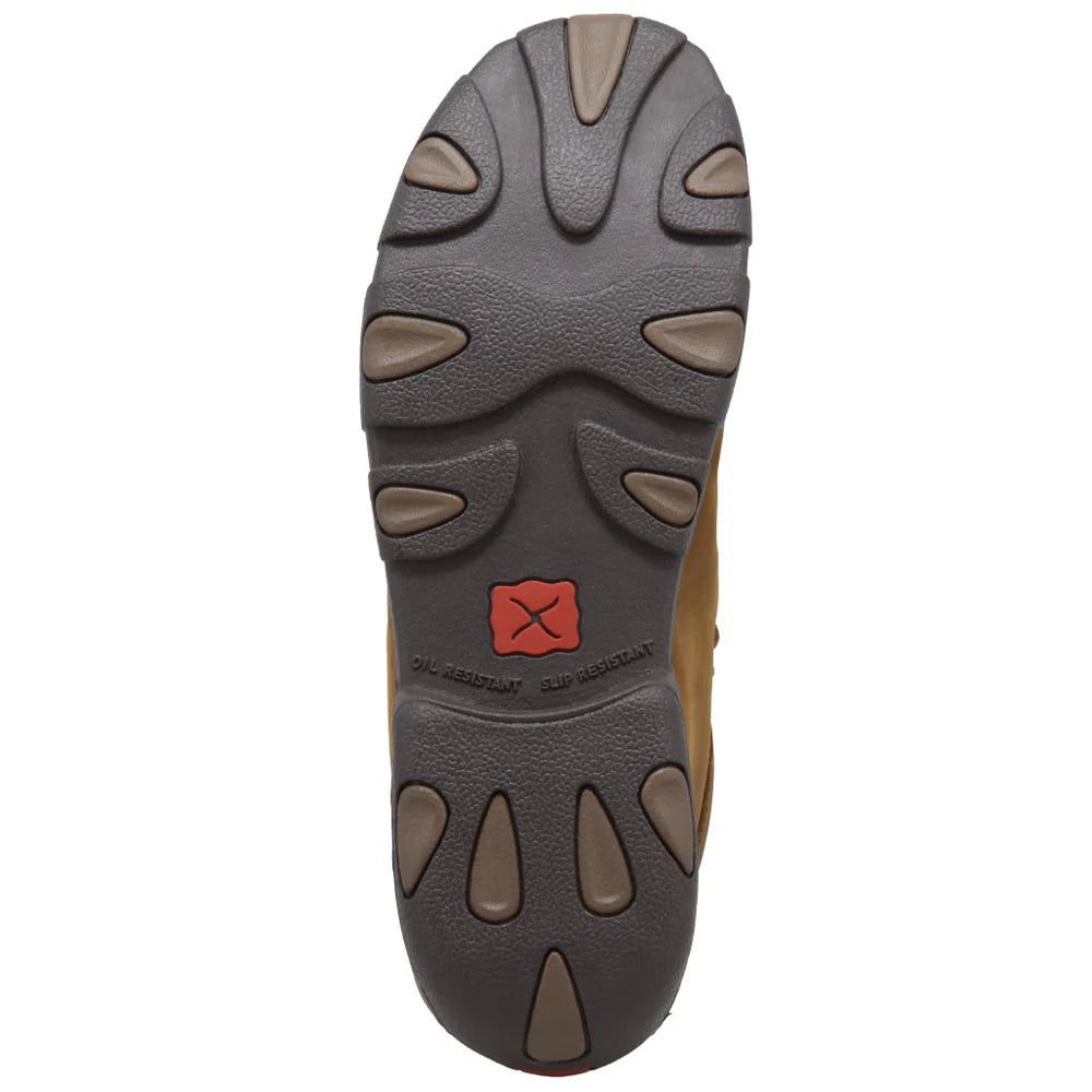 Work Chukka Driving Moc Nano Composite Toe - Distressed Saddle