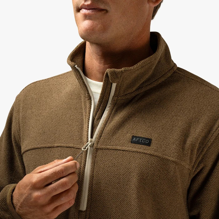 Sentinel 1/4 Zip Pullover - Sepia Heather