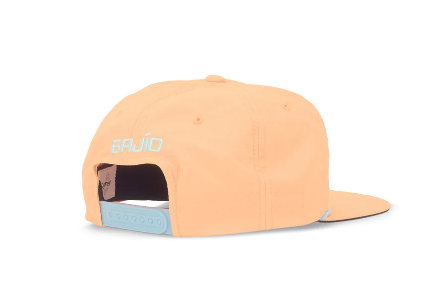 Shrimp Flat Brim Performance Hat - Melon