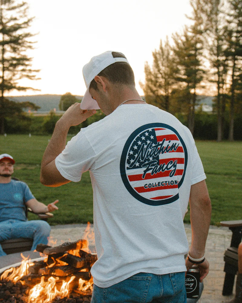American Tee - White