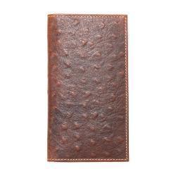 Nocona Ostrich Print Rodeo Wallet